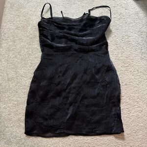 Superdown Women's textured Black mini Dress - M